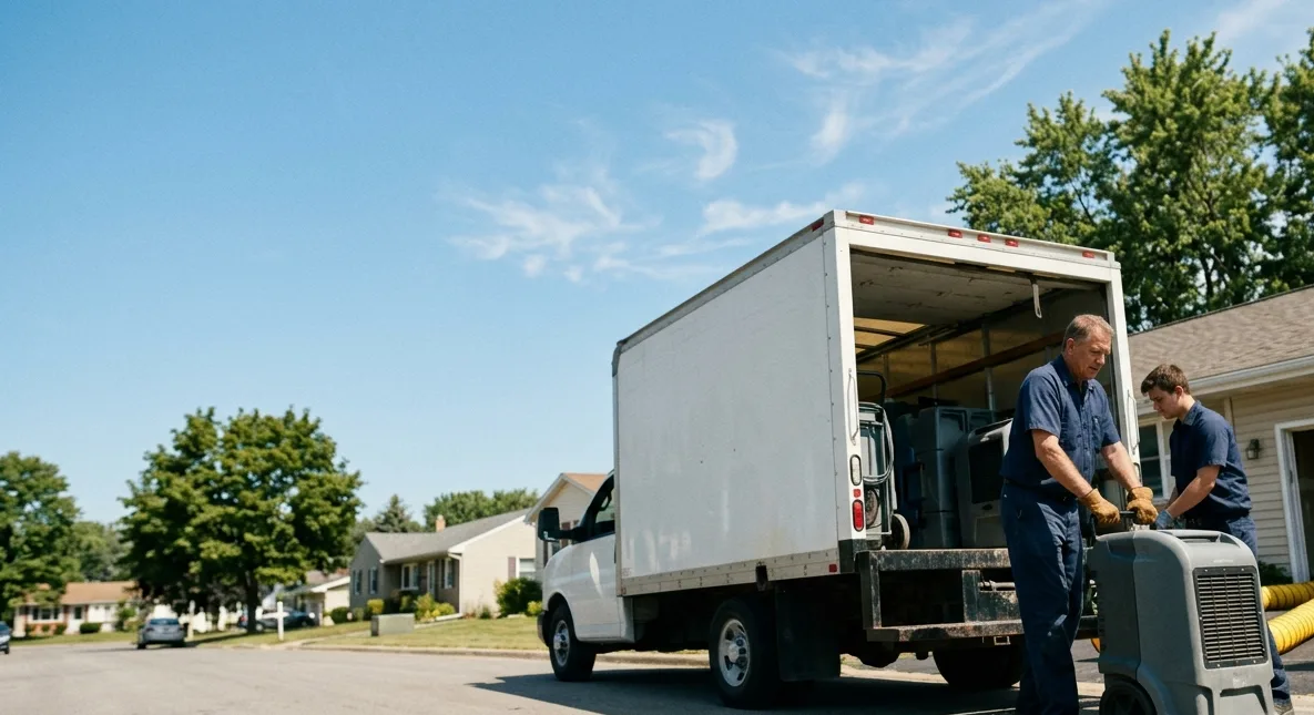 Water Damage Cleanup in Chesterhill, OH near me